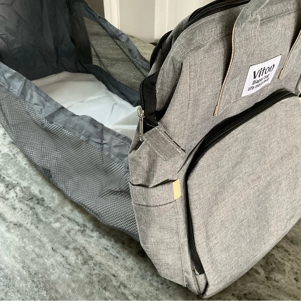 Viton Baby Diaper Bag Backpack with Changing Station